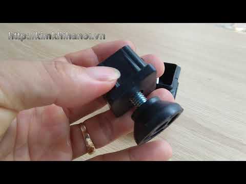 Video Chân tăng chỉnh chiều cao dùng cho ống thép hộp 30x30;... - youtube