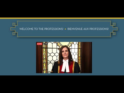 Welcome to the Professions Celebration – Bienvenue aux professions - une réception virtuelle