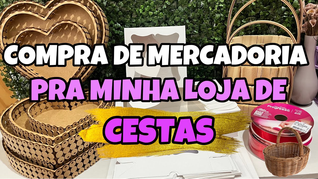 COMPRINHAS PARA LOJA | DIA DAS MULHERES, PÁSCOA E DIA DAS MÃES | Embalagens Novas ❤️