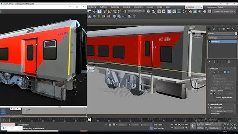 3Dsmax Tutorials, Learn 3D Modeling & Texturing a LHB Rajdhani Coach from Scratch in 3dsmax  Part 11