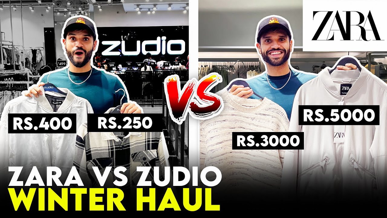Zara vs Zudio Winter Haul 2026 | Winter Haul For Indian Men | BeYourBest Fashion San Kalra