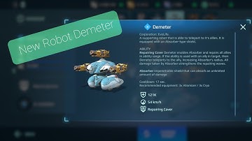 WarRobots new Robot Demeter test server