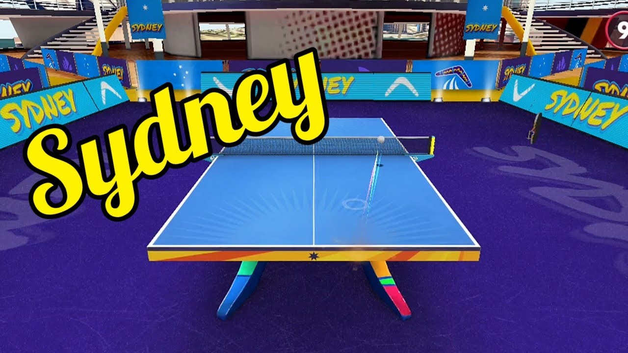 Ping Pong Fury - Sydney play with pro 