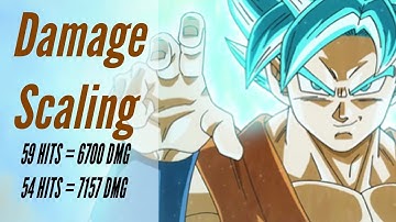 Dragon Ball FighterZ Damage Scaling (Yeah I said Fighter Z like an Idiot)