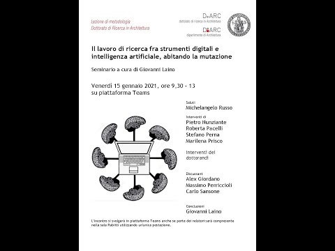 Lez.2/3: Ricerca e strumenti digitali_Dottorato DiArc Na Parte 2/3