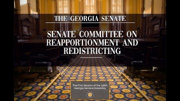 Joint Senate & House Redistricting Committee Meeting 8/30/21
