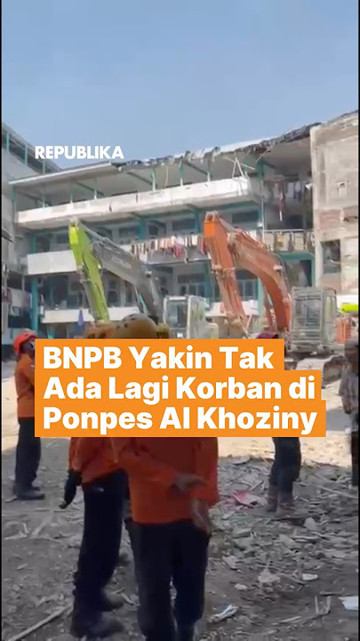 Area Reruntuhan Ponpes Al Khoziny Sudah Rata, Puing Tuntas Dibersihkan