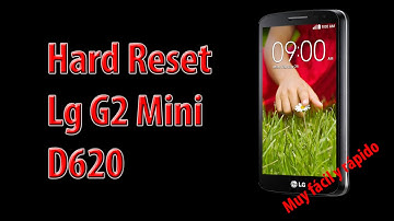 Hard reset Lg G2 Mini D620. Resetear de fabrica