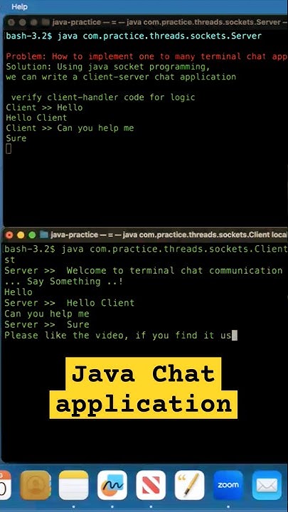 Java Chat Application | #java #coding #shorts #programming #trending ...