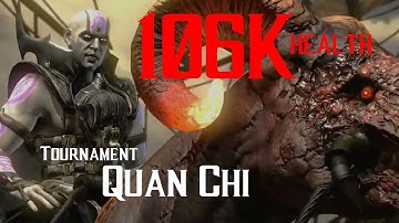 HARD Mode 106K HEALTH!!! Tournament QUAN CHI MKX Mobile 1.12 update