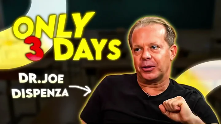 I always get what I visualise in only 3 DAYS. - Joe Dispenza
