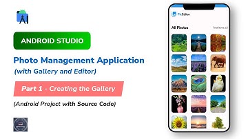 Photo Management App | Android Studio | Part 1 | College Project with Source Code | @ayeshaganaitech
