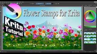 Krita - Blumen Brushes für Krita 4.3.0 (Tutorial)