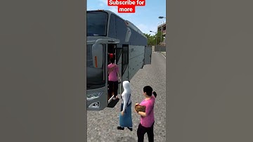 #shorts | JB3+ SHD Hino RK mod bussid | passengers are sitting in bus | Android Game | 3D game | bus
