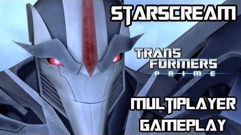 Transformers Prime: The Game - Starscream Multiplayer Gameplay in Energon Match w/ Commentary
