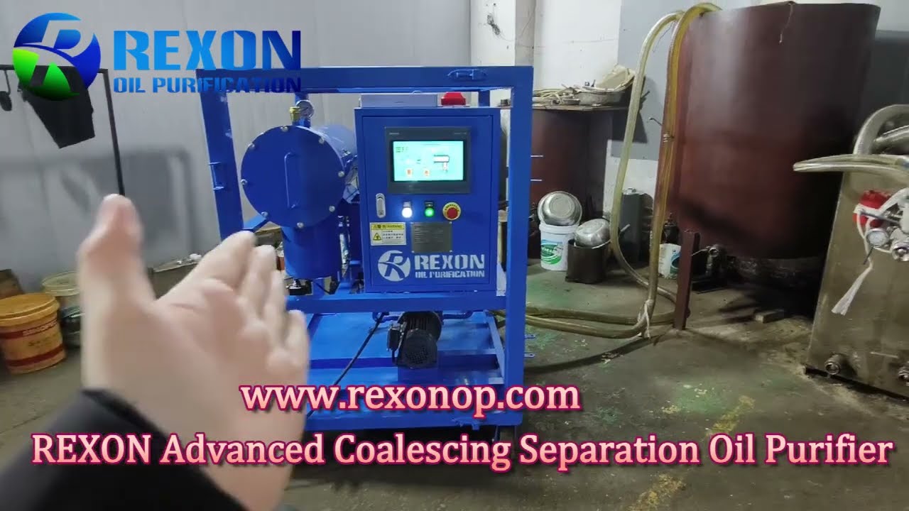 Light Fuel Oil Purifier Machine with Coalescing Separator 