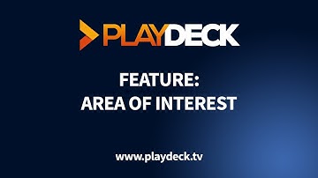 PLAYDECK - Funktion "Area of Interest" - Video Playout Software für Windows