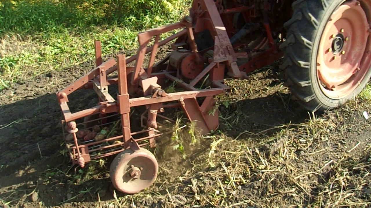 дт 20 грохотная картофелекопалка в действии HD