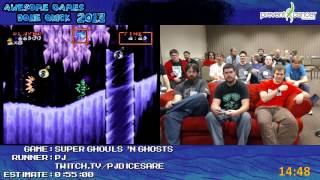 AGDQ 2013: SNES Super Ghouls n Ghosts - Speedrun in 48:32 by PJ
