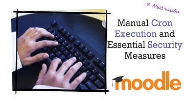 Manual Cron Execution and Essential Security Measures