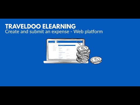 E-Learning Traveldoo - Create and submit an expense - Web platform