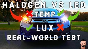 I thought this was the best LED headlight conversion for projectors | Halogen vs LED definitive test