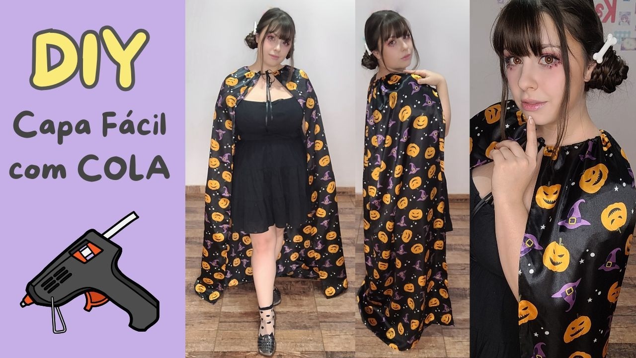 DIY Como Fazer Capa Longa com COLA (Qualquer Medida ou Altura) FÁCIL