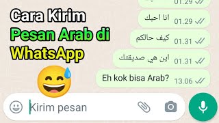 How to send Arabic messages on WhatsApp