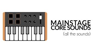 Mainstage Core Sounds - All The Patches