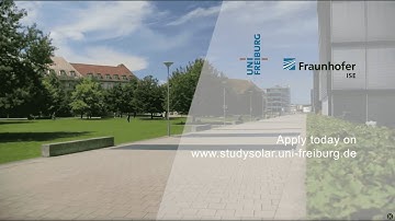 Master of Science in Solar Energy Engineering at Freiburg University - Presentation