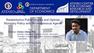 &quot;Redistributive Policy Shocks and Optimal Monetary Policy with Heterogeneous Agents&quot;