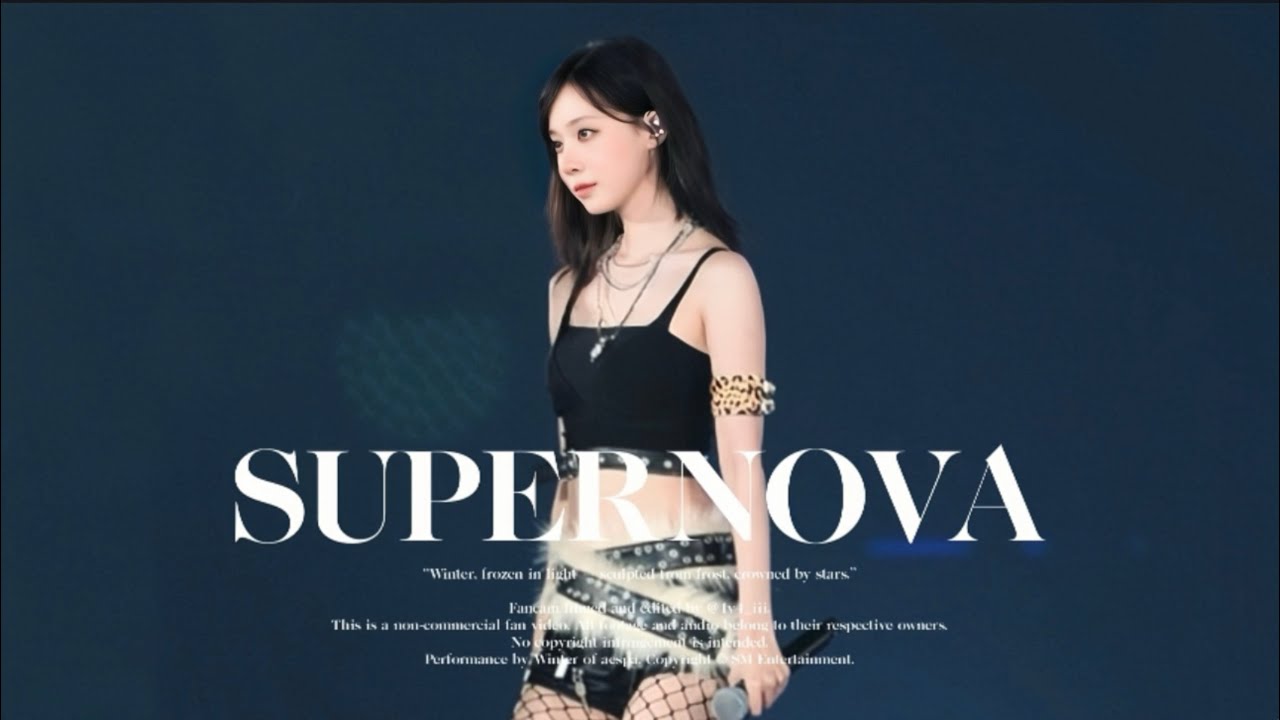 [4K][FANCAM] 250810 SMT D2 aespa WINTER 에스파 윈터 - 'SUPERNOVA' 직캠