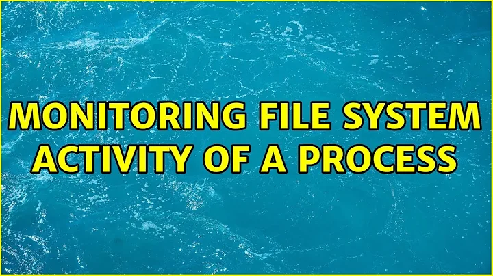 Monitoring file system activity of a process (2 Solutions!!)