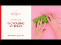 How to knit increase stitches