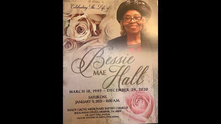 SGMBC1821 Bessie Hall Home Going Service