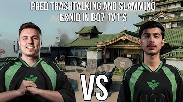 Pred & Exnid Are PURE COMEDY In 1v1 Session (Trashtalking)