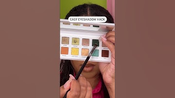 Easy eyeshadow hack for beginners! @mskaylafornia6735 #eyeshadowhacks #makeuphacks #ipsy
