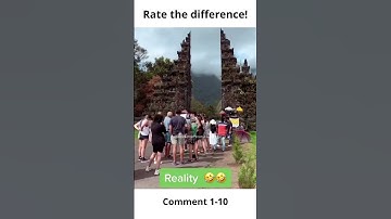 Social Media Expectations vs Reality Part 1😂 #shorts #travel #explore  #nature #fyp #adventure