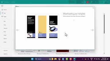 Creating Brochures with Microsoft Publisher