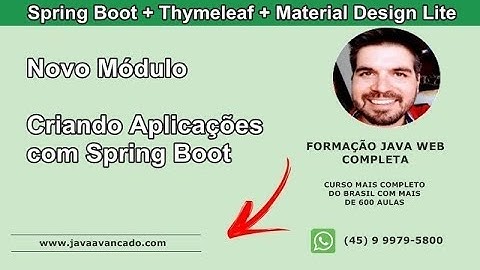 Spring Boot + Thymeleaf + Material Design Lite