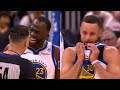 Stephen Curry cries after Draymond Green got ejected 4mins into the game 