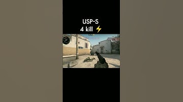 Usp-s fast 4 kill ✌ #csgo #csgoedit #shorts