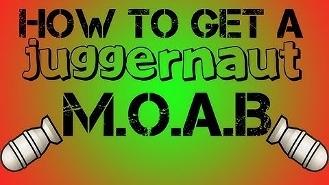 MW3: How to get a Juggernaut MOAB (MITD)