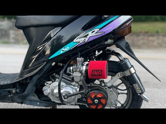 Af28 HONDA DIO SR 120cc Stroker JISO RRGS start up and first ride class=