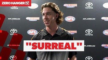 Father-son recruit Jordan Croft on joining the Bulldogs | 2023 AFL Draft