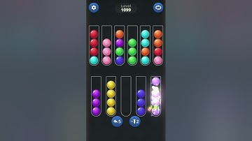Ball Sort by Infinite Joy (V2): Levels 1098, 1099, 1100