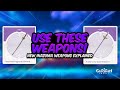 POWERFUL NEW WEAPONS! Inazuma Craftable Weapons Explained For EVERY Character | Genshin Impact