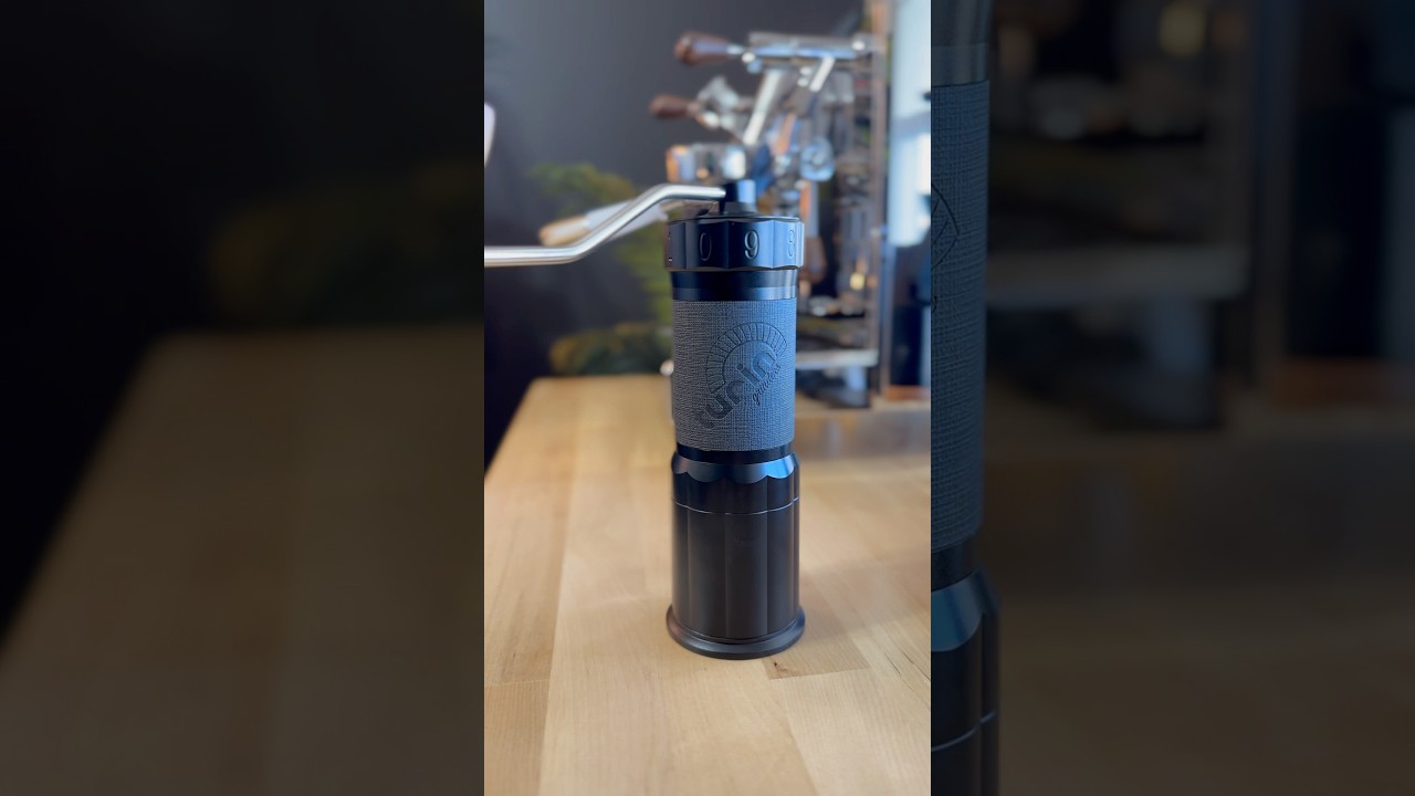 Let’s brew up a latte with the Turin H40 V2 hand grinder and the Turin Gallatin espresso machine