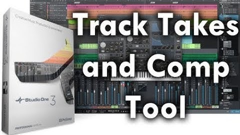 Studio One - Takes to Layers and Comping