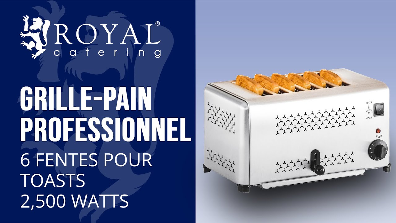 Grille-pain professionnel Royal Catering RCET-6E